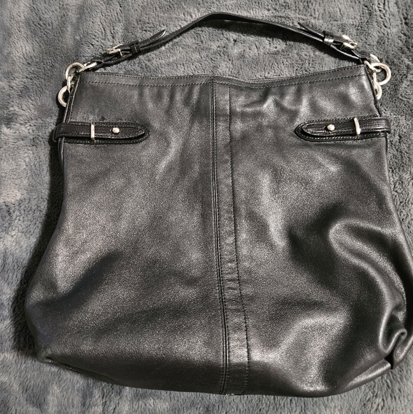Coach Black Hobo - Picture 2 of 10